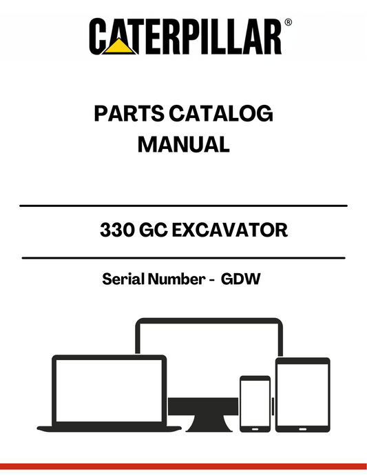 Discover the essential CAT 330 GC Excavator Parts Catalog Manual, specifically designed for serial number GDW. This comprehensive manual serves as your go-to resource for identifying and sourcing the right parts for your excavator, ensuring optimal performance and longevity of your machinery.