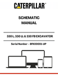 Unlock the full potential of your CAT 330 L, 330 LL, and 330 FB excavators with our comprehensive Schematic Manual, designed specifically for serial numbers 8FK00001 and up. This manual serves as an essential resource for operators and technicians alike, providing detailed schematics that simplify troubleshooting and maintenance tasks.