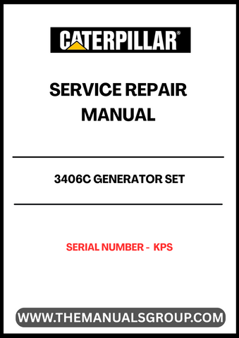 The CAT 3406C Generator Set Service Repair Manual is an essential resource for anyone looking to maintain or repair their generator. This comprehensive guide is specifically designed for the CAT 3406C model, ensuring that you have the most relevant information at your fingertips. With detailed diagrams and step-by-step instructions, you can confidently tackle any service or repair task.
