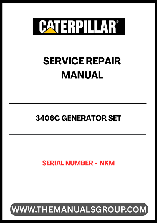 Discover the essential CAT 3406C Generator Set Service Repair Manual, specifically designed for serial number NKM. This comprehensive guide is your go-to resource for maintaining and troubleshooting your generator, ensuring optimal performance and longevity.