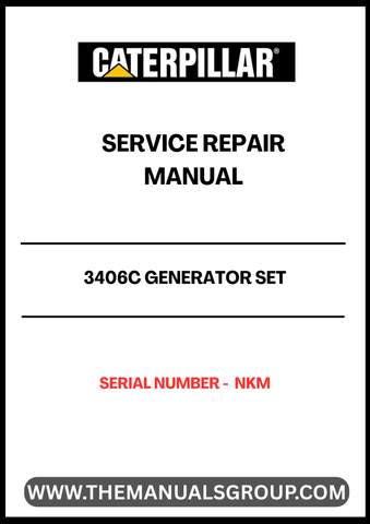 Discover the essential CAT 3406C Generator Set Service Repair Manual, specifically designed for serial number NKM. This comprehensive guide is your go-to resource for maintaining and troubleshooting your generator, ensuring optimal performance and longevity.
