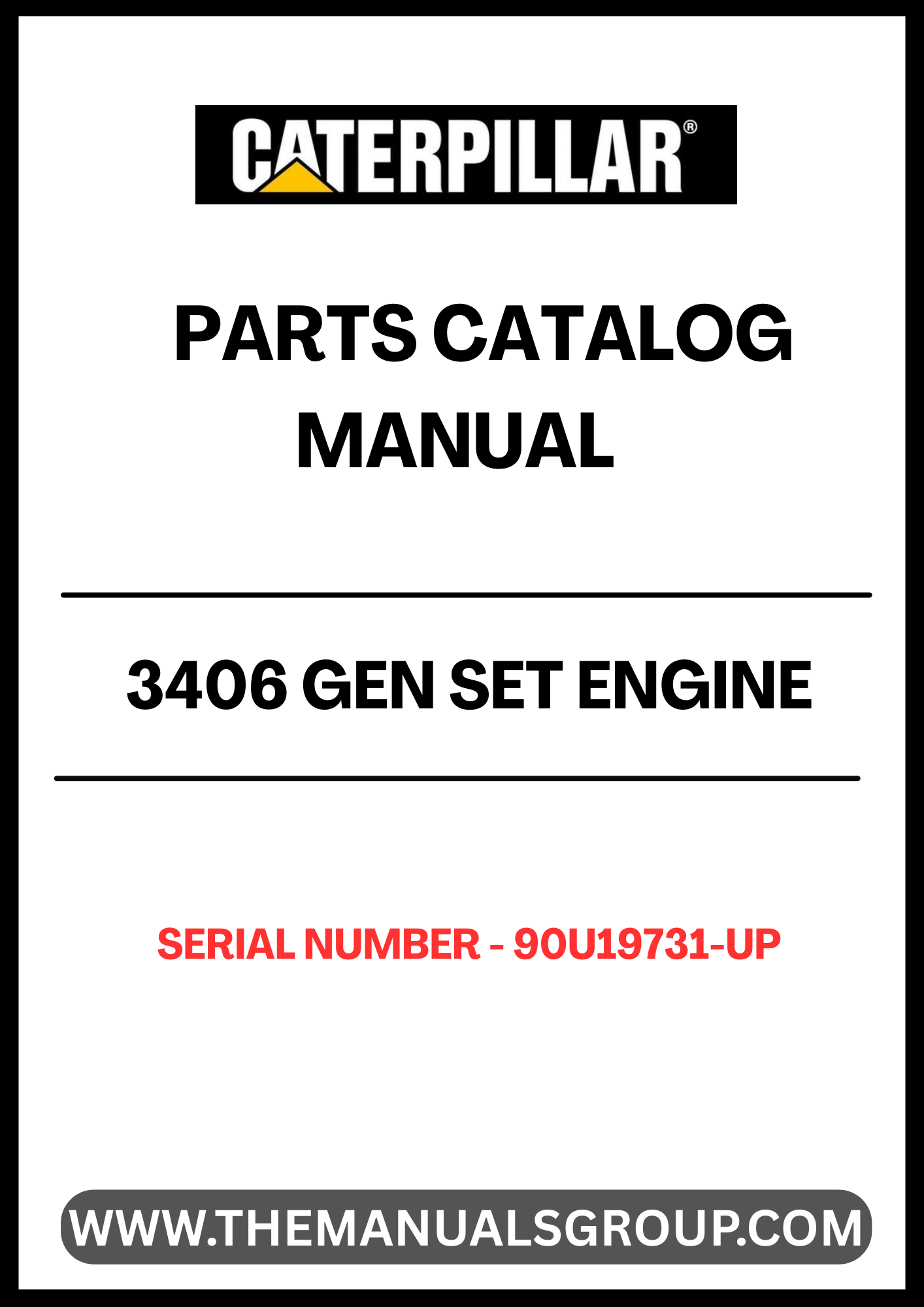 Unlock the full potential of your CAT 3406 Gen Set Engine with our comprehensive Parts Catalog Manual, specifically designed for serial numbers 90U19731 and up. This essential resource provides detailed diagrams and specifications, ensuring you have the right information at your fingertips for efficient maintenance and repairs.