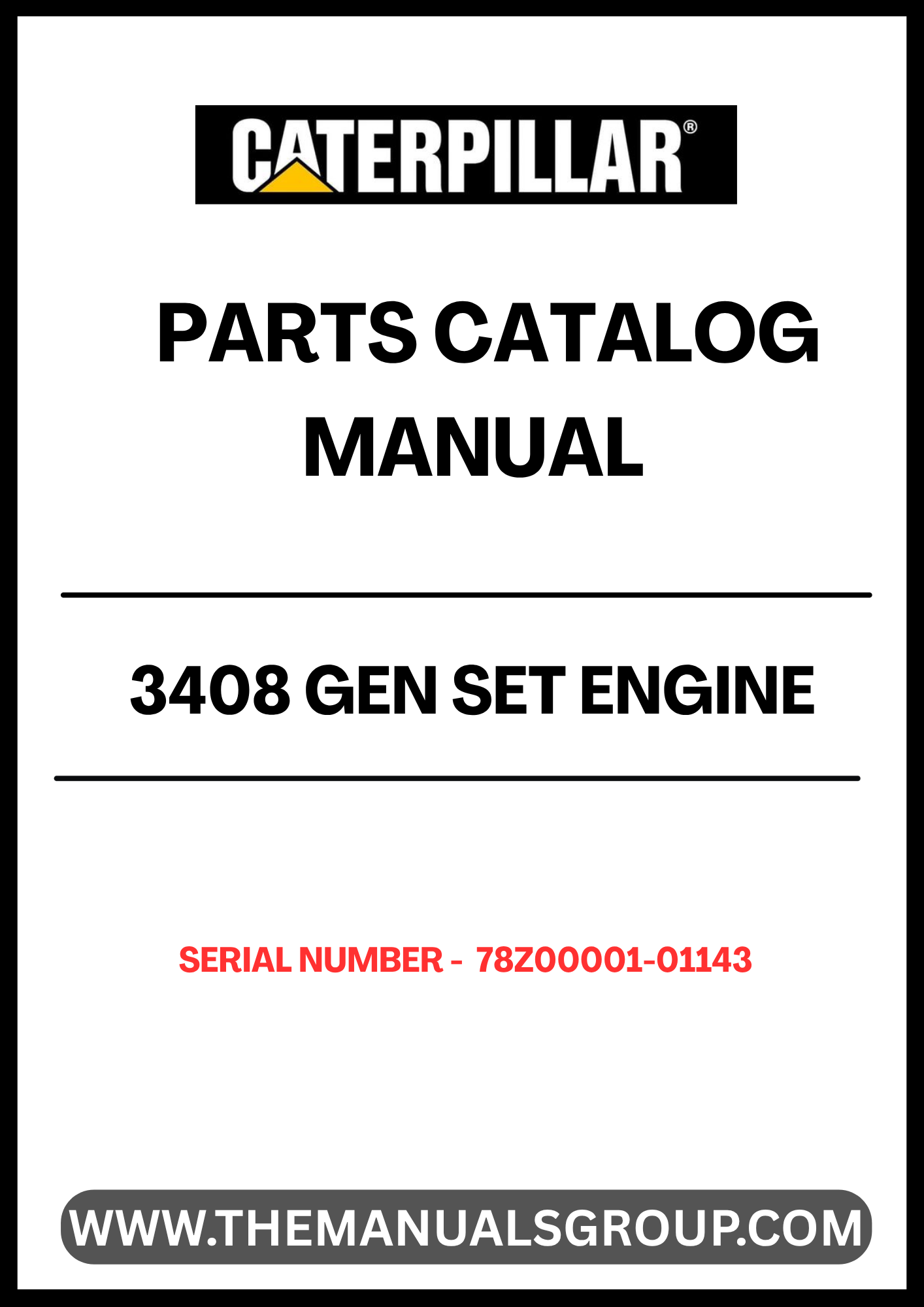 Enhance your maintenance and repair capabilities with the CAT 3408 Gen Set Engine Parts Catalog Manual, specifically designed for serial numbers 78Z00001-01143. This comprehensive manual serves as an essential resource for identifying and sourcing the right parts for your engine, ensuring optimal performance and longevity.