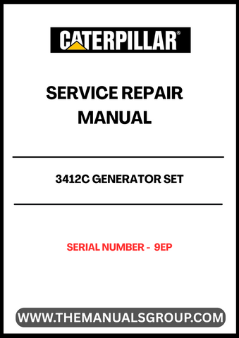 Discover the essential CAT 3412C Generator Set Service Repair Manual, specifically designed for serial number 9EP. This comprehensive guide is your go-to resource for maintaining and troubleshooting your generator, ensuring optimal performance and longevity. 