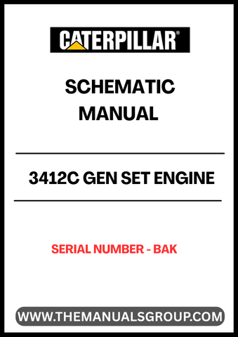 Discover the essential CAT 3412C Gen Set Engine Schematic Manual, designed specifically for serial number BAK. This comprehensive manual provides detailed schematics and diagrams that are crucial for understanding the inner workings of your engine, ensuring optimal performance and maintenance.