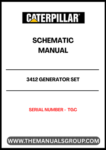 Discover the essential CAT 3412 Generator Set Schematic Manual, designed specifically for the TGCP series. This comprehensive manual provides detailed schematics that are crucial for understanding the inner workings of your generator set, ensuring optimal performance and maintenance.