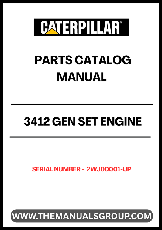 Enhance the performance and longevity of your CAT 3412 Gen Set with our comprehensive Engine Parts Catalog Manual, specifically designed for serial numbers 2WJ00001 and up. This manual serves as an essential resource for identifying and sourcing the right parts, ensuring your engine operates at peak efficiency.