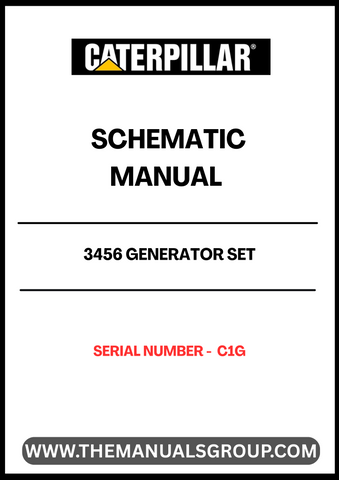Discover the CAT 3456 Generator Set Schematic Manual, designed specifically for serial number C1G. This comprehensive manual provides detailed schematics that are essential for understanding the intricate workings of your generator set. With clear diagrams and thorough explanations, it serves as an invaluable resource for technicians and engineers alike.