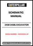 Discover the CAT 345B 345BL Excavator Schematic Manual, designed specifically for models with serial number 5WS00001 and up. This comprehensive manual provides detailed schematics and diagrams, ensuring you have the essential information at your fingertips for efficient maintenance and repair.