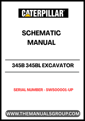 Discover the CAT 345B 345BL Excavator Schematic Manual, designed specifically for models with serial number 5WS00001 and up. This comprehensive manual provides detailed schematics and diagrams, ensuring you have the essential information at your fingertips for efficient maintenance and repair.
