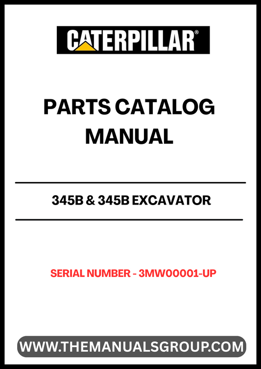 Discover the essential CAT 345B & 345B Excavator Parts Catalog Manual, specifically designed for serial numbers 3MW00001 and up. This comprehensive guide is powered by the robust 3176 engine, ensuring you have the most accurate and detailed information at your fingertips.