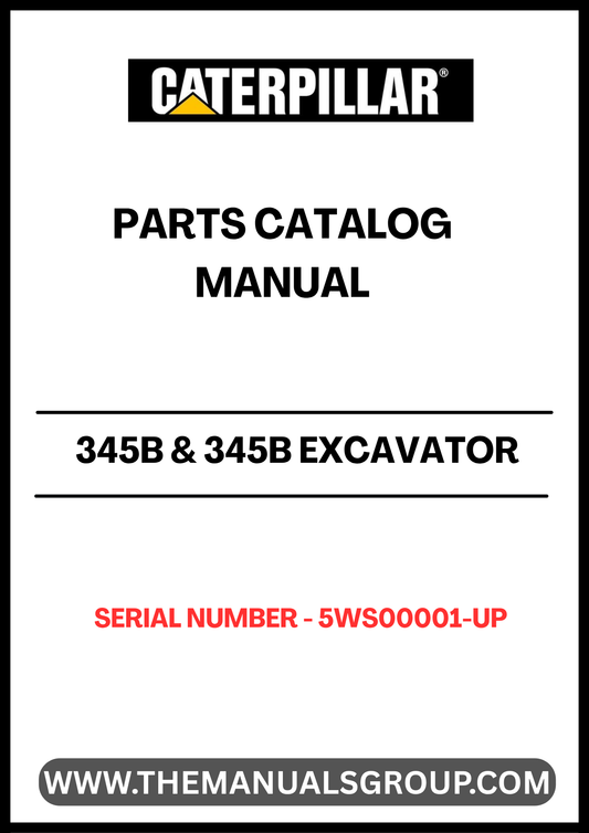 Discover the essential CAT 345B & 345B Excavator Parts Catalog Manual, specifically designed for serial numbers 5WS00001 and up. This comprehensive guide is powered by the robust 3176C engine, ensuring you have the most accurate and detailed information at your fingertips.
