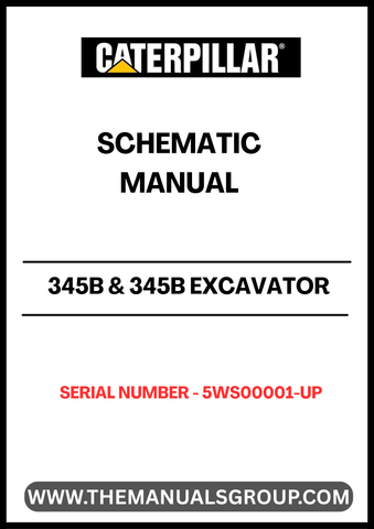 Discover the essential CAT 345B & 345B Excavator Schematic Manual, specifically designed for models with serial number 5WS00001 and up, powered by the robust 3176C engine. This comprehensive manual provides detailed schematics that are crucial for understanding the intricate systems of your excavator, ensuring optimal performance and maintenance.