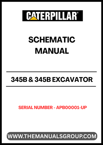 Discover the essential CAT 345B & 345B Excavator Schematic Manual, specifically designed for models with serial numbers APB00001 and up, powered by the robust 3176 engine. This comprehensive manual provides detailed schematics that are crucial for understanding the intricate systems of your excavator, ensuring optimal performance and maintenance.