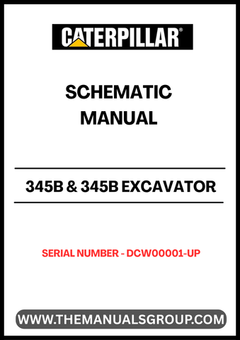 Discover the essential CAT 345B & 345B Excavator Schematic Manual, specifically designed for models with serial number DCW00001 and powered by the robust 3176 engine. This comprehensive manual provides detailed schematics that are crucial for understanding the intricate systems of your excavator, ensuring optimal performance and maintenance.