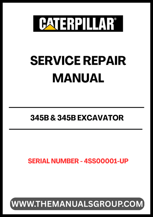 Unlock the full potential of your CAT 345B and 345B Excavator with our comprehensive Service Repair Manual, specifically designed for serial numbers 4SS00001 and up. This manual is an essential resource for operators and technicians, providing detailed insights into the maintenance and repair of machines powered by the robust 3176 engine