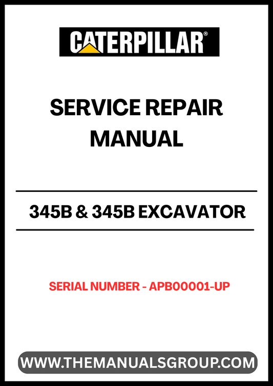 Unlock the full potential of your CAT 345B and 345B Excavator with our comprehensive Service Repair Manual, specifically designed for serial numbers APB00001 and up. This manual is an essential resource for operators and technicians, providing detailed insights into the powerful 3176 engine that drives your machine.