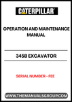 Discover the essential CAT 345B Excavator Operation and Maintenance Manual, specifically designed for serial number FEE. This comprehensive guide is your go-to resource for maximizing the performance and longevity of your excavator. With detailed instructions and expert insights, you can ensure that your machine operates at peak efficiency.