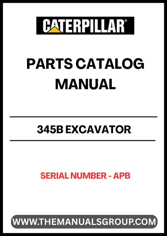 Discover the essential CAT 345B Excavator Parts Catalog Manual, specifically designed for serial number APB. This comprehensive manual serves as your go-to resource for identifying and sourcing the right parts for your excavator, ensuring optimal performance and longevity of your machinery.