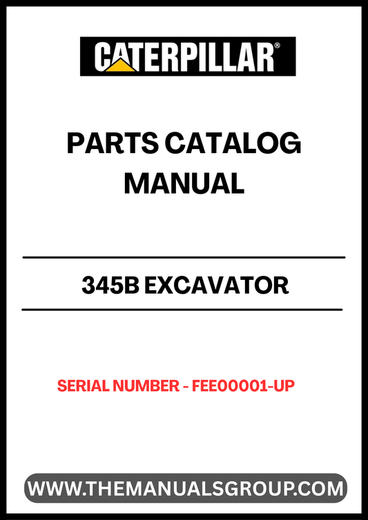  Enhance your CAT 345B Excavator's performance with our comprehensive Parts Catalog Manual, specifically designed for serial number FEE00001 and powered by the robust 3176C engine. This manual serves as an essential resource for identifying and sourcing the right parts, ensuring your machine operates at peak efficiency.