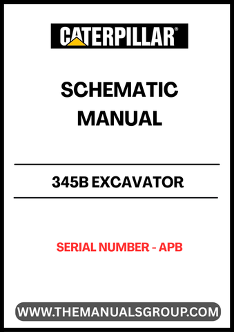 Discover the essential CAT 345B Excavator Schematic Manual, specifically designed for serial number APB. This comprehensive guide provides detailed schematics and diagrams, ensuring you have the precise information needed for maintenance and repairs.