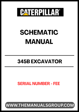 Discover the essential CAT 345B Excavator Schematic Manual, designed specifically for serial number FEE. This comprehensive guide provides detailed schematics and diagrams, ensuring you have the precise information needed for maintenance and repairs.