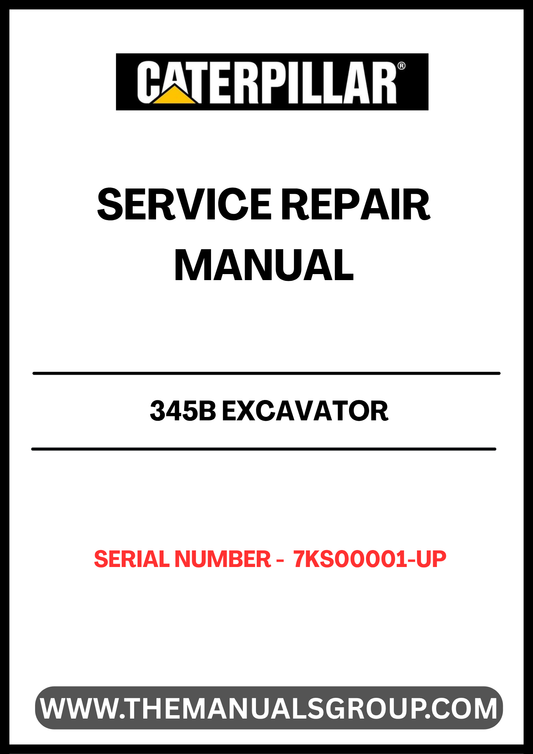 Unlock the full potential of your CAT 345B Excavator with our comprehensive Service Repair Manual, specifically designed for serial numbers 7KS00001 and up. This manual is an essential resource for both seasoned professionals and DIY enthusiasts, providing detailed instructions and insights to keep your machine running smoothly.