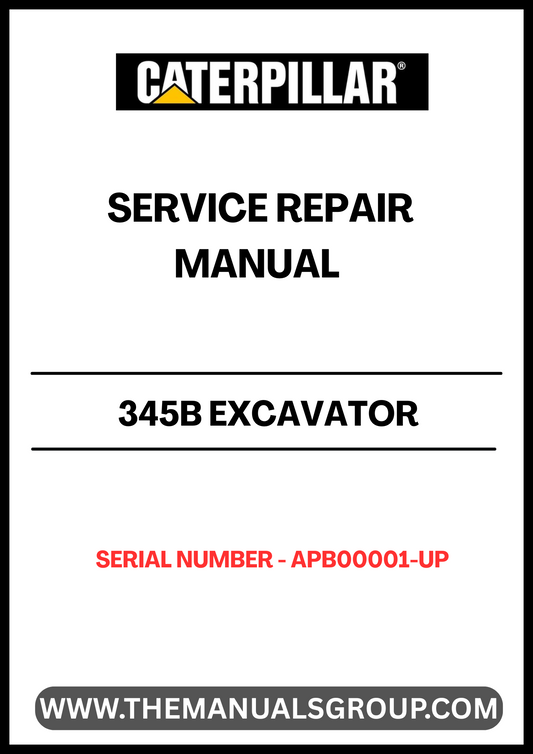 Unlock the full potential of your CAT 345B Excavator with our comprehensive Service Repair Manual, specifically designed for models with serial number APB00001 and up. This manual is an essential resource for operators and technicians alike, providing detailed insights into the maintenance and repair of your machine powered by the robust 3176C engine.