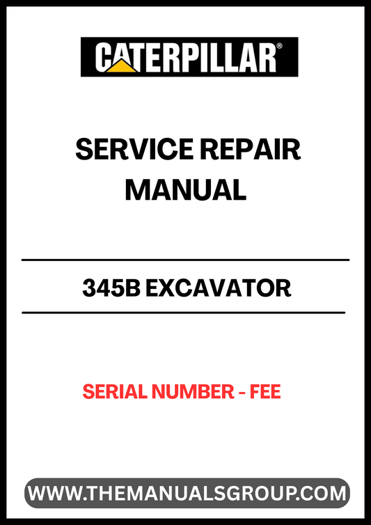 Unlock the full potential of your CAT 345B Excavator with our comprehensive Service Repair Manual. Designed specifically for serial number FEE, this manual provides detailed instructions and insights to keep your machine running smoothly and efficiently.