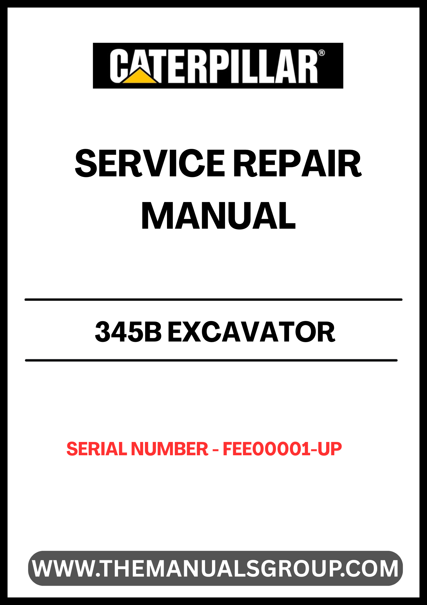 Unlock the full potential of your CAT 345B Excavator with our comprehensive Service Repair Manual, specifically designed for models with serial number FEE00001 and up, powered by the robust 3176C engine. This manual is an essential resource for operators and technicians alike, providing detailed insights into maintenance, troubleshooting, and repair procedures.