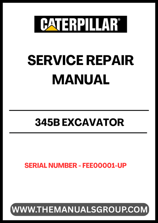 Unlock the full potential of your CAT 345B Excavator with our comprehensive Service Repair Manual, specifically designed for models with serial number FEE00001 and up, powered by the robust 3176C engine. This manual is an essential resource for operators and technicians alike, providing detailed insights into maintenance, troubleshooting, and repair procedures.