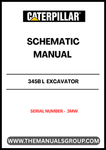 Discover the essential CAT 345B L Excavator Schematic Manual, specifically designed for serial number 3MW. This comprehensive guide provides detailed schematics and diagrams, ensuring you have the precise information needed for effective maintenance and repair of your excavator.