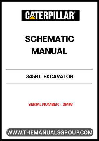 Discover the essential CAT 345B L Excavator Schematic Manual, specifically designed for serial number 3MW. This comprehensive guide provides detailed schematics and diagrams, ensuring you have the precise information needed for effective maintenance and repair of your excavator.