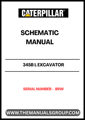 Discover the essential CAT 345B L Excavator Schematic Manual, designed specifically for serial number 8RW. This comprehensive guide provides detailed schematics and diagrams, ensuring you have the precise information needed for maintenance and repairs.