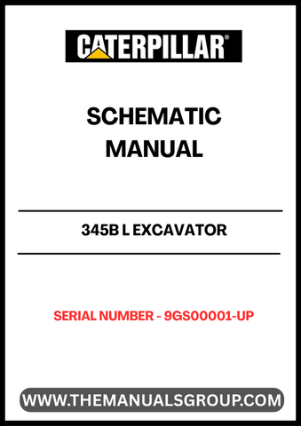  Unlock the full potential of your CAT 345B L Excavator with the comprehensive Schematic Manual designed specifically for serial number 9GS00001 and up. This essential guide provides detailed schematics and diagrams, ensuring you have the information needed for efficient maintenance and repairs.