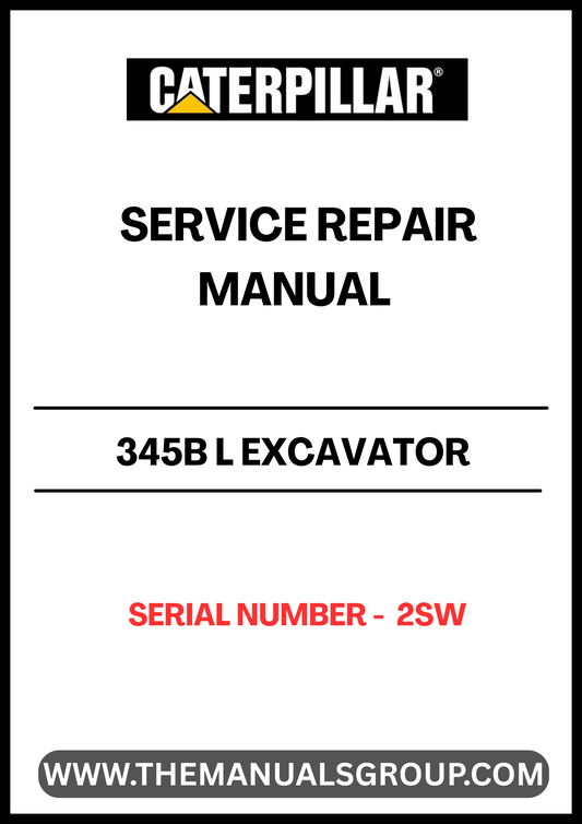 Unlock the full potential of your CAT 345B L Excavator with our comprehensive Service Repair Manual, specifically designed for serial number 2SW. This manual is an essential resource for operators and technicians, providing detailed instructions and insights to keep your machine running smoothly and efficiently.