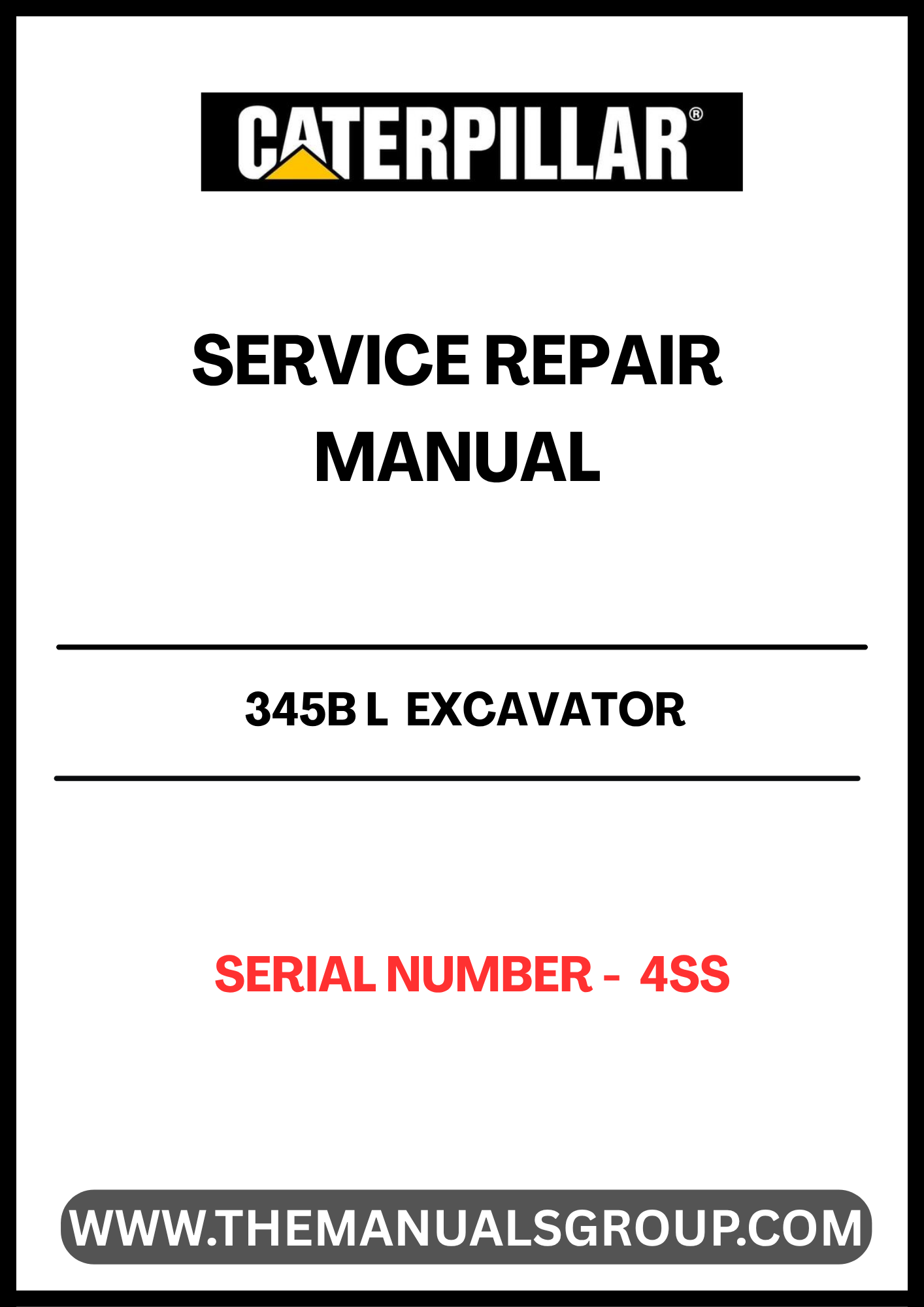 Unlock the full potential of your CAT 345B L Excavator with our comprehensive Service Repair Manual, specifically designed for serial number 4SS. This manual is an essential resource for operators and technicians, providing detailed instructions and insights to keep your machine running smoothly and efficiently.