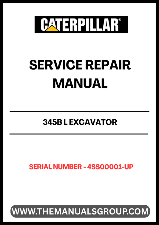  Enhance your maintenance capabilities with the CAT 345B L Excavator Service Repair Manual, specifically designed for models with serial number 4SS00001 and above. This comprehensive guide provides detailed instructions and diagrams to ensure you can effectively service and repair your excavator, powered by the reliable 3176C engine.