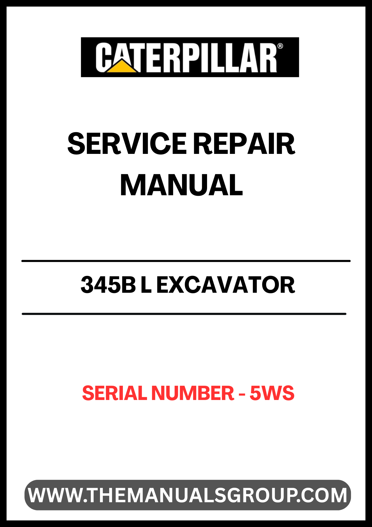 Unlock the full potential of your CAT 345B L Excavator with our comprehensive Service Repair Manual, specifically designed for serial number 5WS. This manual is an essential resource for operators and technicians alike, providing detailed instructions and insights to keep your machine running smoothly and efficiently.