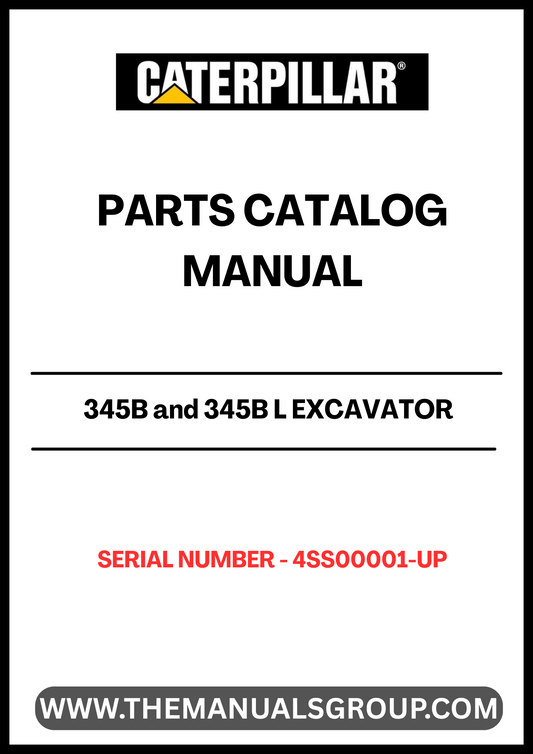 Enhance the performance and longevity of your CAT 345B and 345B L Excavator with our comprehensive Parts Catalog Manual. Designed specifically for serial numbers 4SS00001 and up, this manual is an essential resource for operators and maintenance professionals alike. It provides detailed diagrams and part numbers, ensuring you can easily identify and order the correct components for your machine.
