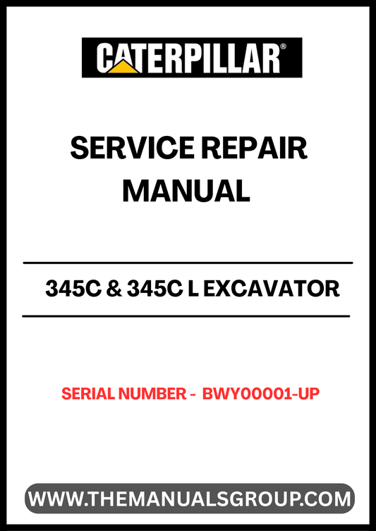 Unlock the full potential of your CAT 345C & 345C L Excavator with our comprehensive Service Repair Manual, specifically designed for serial numbers BWY00001 and up. This manual is an essential resource for operators and technicians, providing detailed insights into the powerful C13 engine and its components.