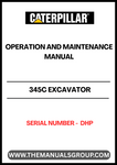 Discover the essential CAT 345C Excavator Operation and Maintenance Manual, designed specifically for serial number DHP. This comprehensive guide is your go-to resource for understanding the intricacies of your excavator, ensuring optimal performance and longevity.