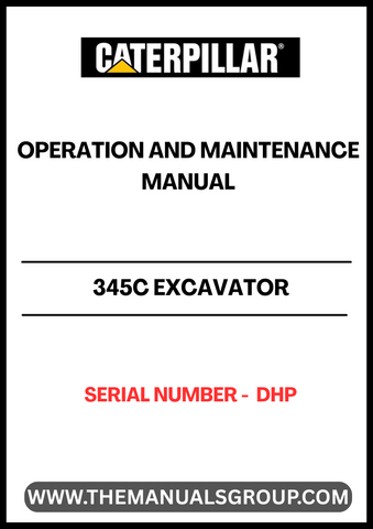 Discover the essential CAT 345C Excavator Operation and Maintenance Manual, designed specifically for serial number DHP. This comprehensive guide is your go-to resource for understanding the intricacies of your excavator, ensuring optimal performance and longevity.