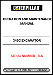Discover the essential CAT 345C Excavator Operation and Maintenance Manual, designed specifically for serial number ELSP. This comprehensive guide is your go-to resource for maximizing the performance and longevity of your excavator, ensuring you get the most out of your investment.