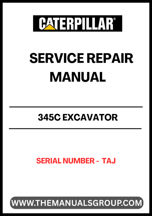 Unlock the full potential of your CAT 345C Excavator with the comprehensive Service Repair Manual, specifically designed for serial number TAJ. This essential guide provides detailed instructions and diagrams, ensuring you have the right information at your fingertips for effective maintenance and repairs.