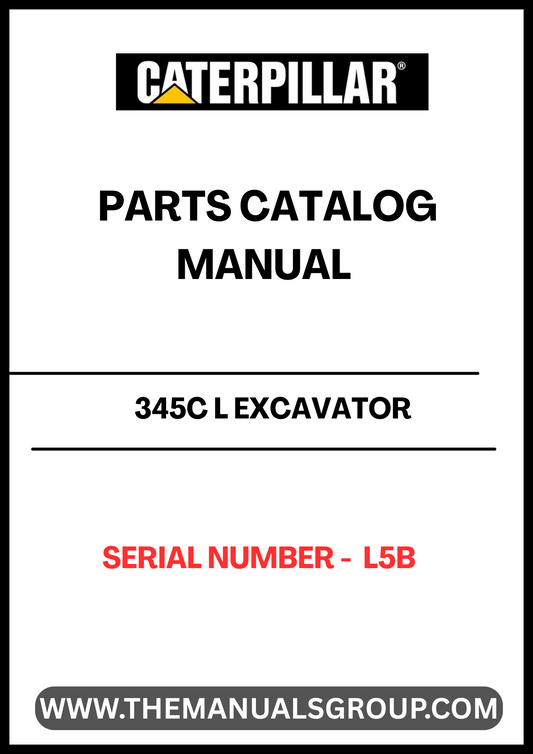 Discover the essential CAT 345C L Excavator Parts Catalog Manual, specifically designed for serial number L5B. This comprehensive manual is your go-to resource for identifying and sourcing the right parts for your excavator, ensuring optimal performance and longevity of your machinery.