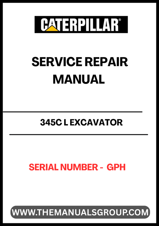 Enhance your maintenance capabilities with the CAT 345C L Excavator Service Repair Manual, specifically designed for serial number GPH. This comprehensive guide provides detailed instructions and diagrams, ensuring you have the right information at your fingertips to keep your excavator running smoothly.