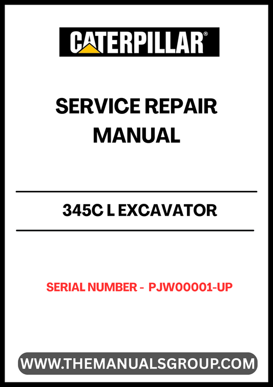 Unlock the full potential of your CAT 345C L Excavator with the comprehensive Service Repair Manual, specifically designed for models with serial number PJW00001 and powered by the robust C13 engine. This manual is an essential resource for operators and technicians alike, providing detailed insights into maintenance, troubleshooting, and repair procedures.