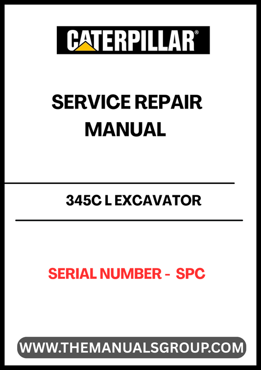 Enhance your maintenance capabilities with the CAT 345C L Excavator Service Repair Manual, specifically designed for serial number SPC. This comprehensive guide provides detailed instructions and diagrams, ensuring you have the right information at your fingertips to keep your excavator running smoothly.