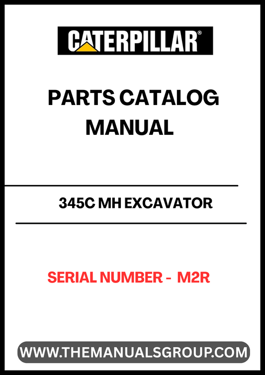 Discover the essential CAT 345C MH Excavator Parts Catalog Manual, specifically designed for serial number M2R. This comprehensive manual is your go-to resource for identifying and sourcing the right parts for your excavator, ensuring optimal performance and longevity of your machinery.